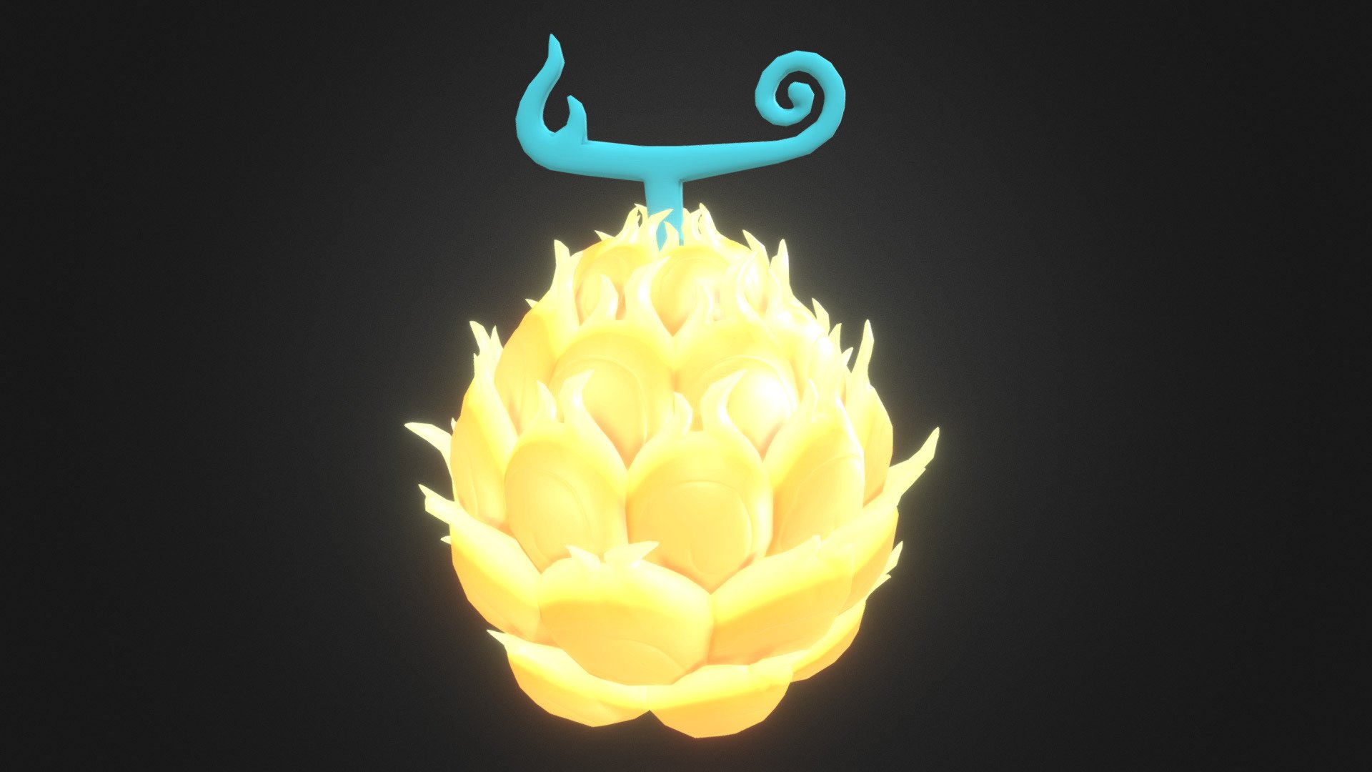 Devil Fruit - Mera Mera no Mi 3D model 3D printable