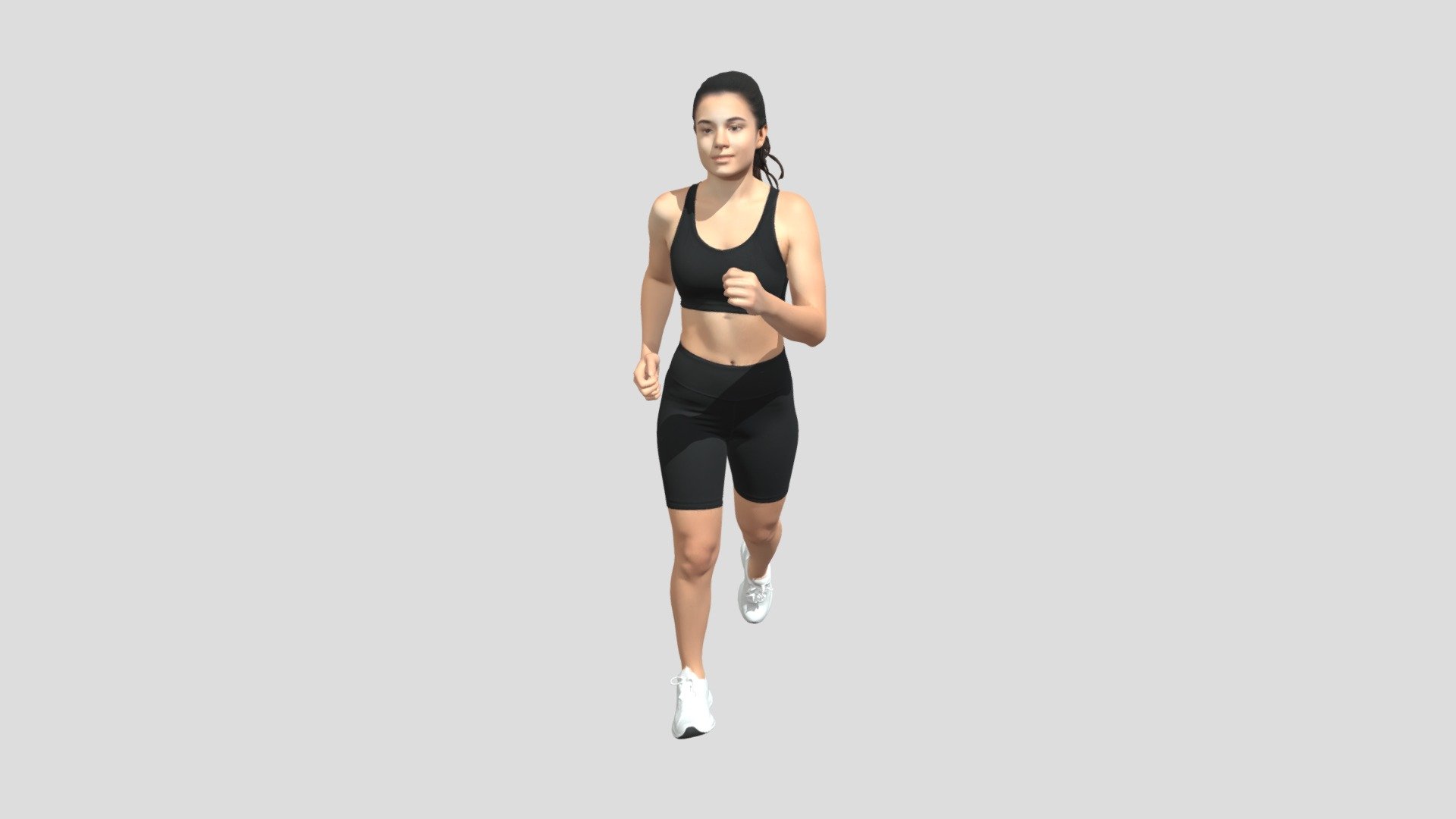 Runner in Black - Download Free 3D model by restore50 [ac8c22e] - Sketchfab