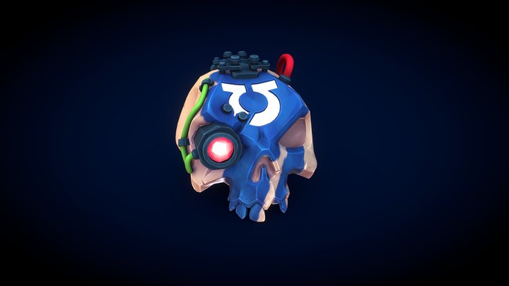 Sea of Thieves Ultramarines Servo Skull 3D Model