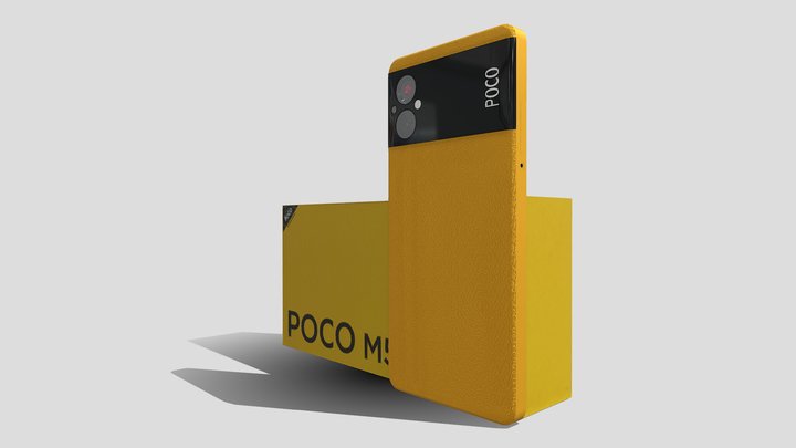 Smartphone Xiaomi Poco M5 3D Model