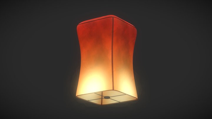 Chinese Lantern. Type 1 3D Model