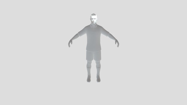 CR7@ Goalkeeper Diving Save 3D Model