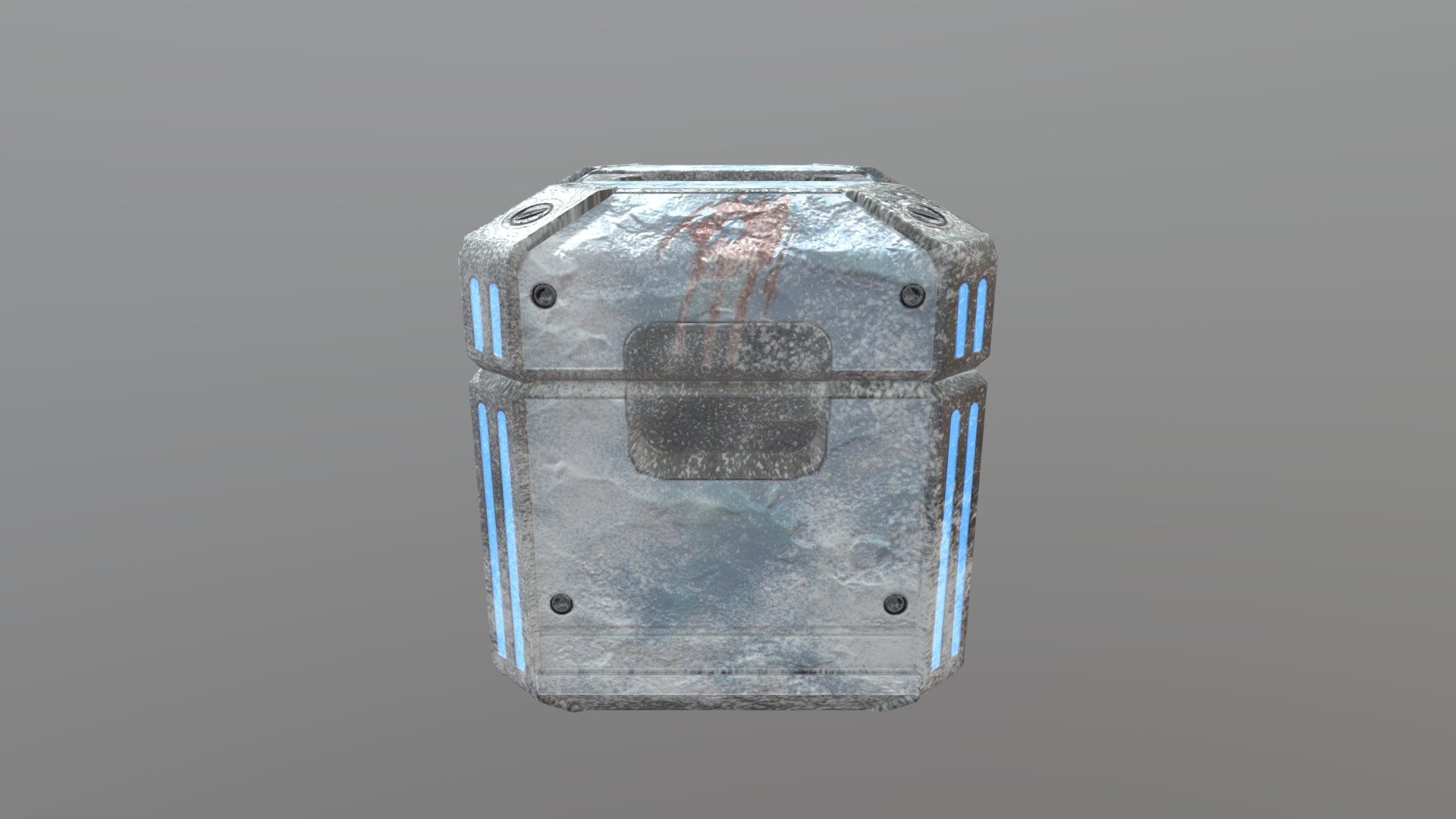 Sci-fi crate new - 3D model by katiehookham [ac8e921] - Sketchfab