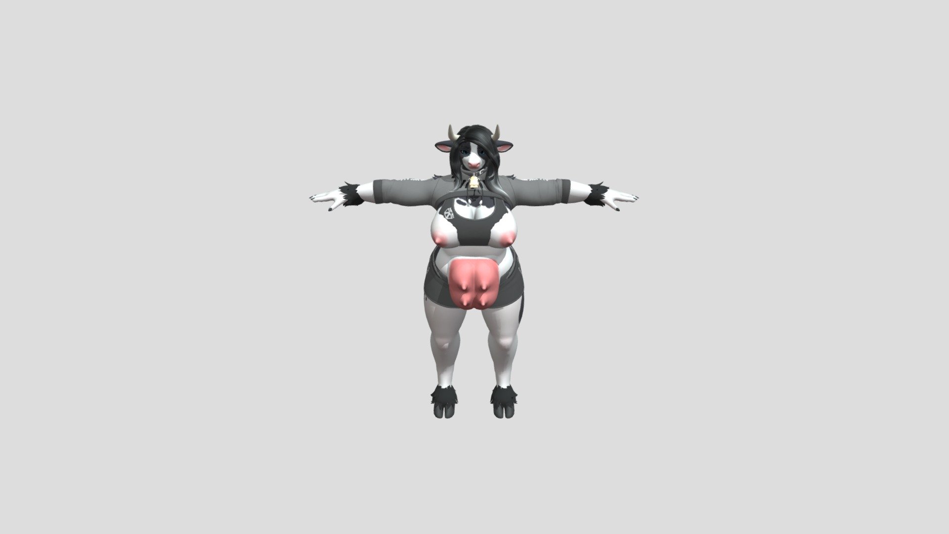 Female cow - Download Free 3D model by Lifeisnice (@Haravox) [ac8ee13 ...