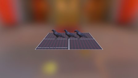 Crows 3D Model