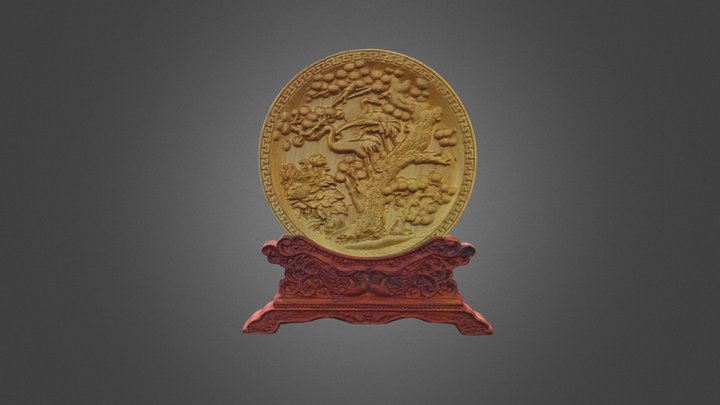 Chinese Wood Carving-Scanned by Revopoint POP 3