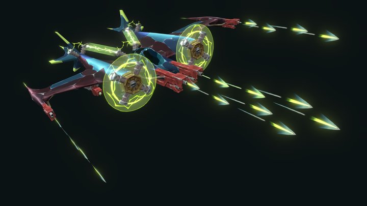 Arcane Zeri - P-38 Lightning 3D Model