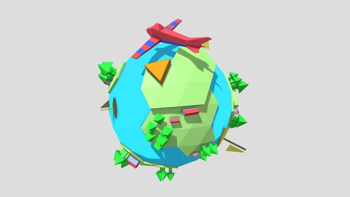 Low Poly Planet