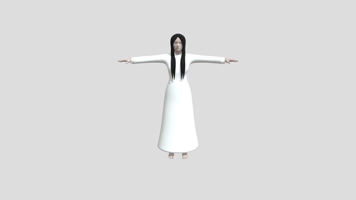 Kuntilanak Scary Model 3D Model
