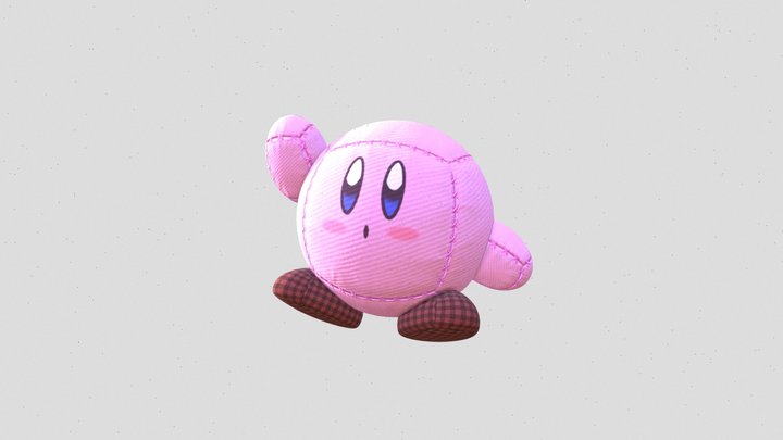 Comfy Kirby 3D Model