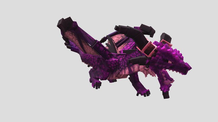 Cursed Spell Knigh Dragon 3D Model