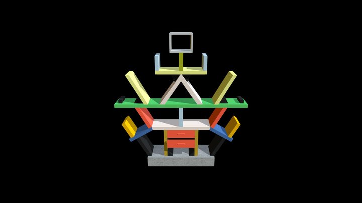 Carlton by Ettore Sottsass 3D Model