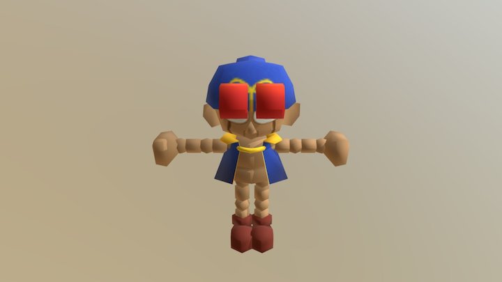 N64 Geno (Super Mario RPG) 3D Model