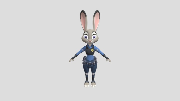 judy_hopps_v3 (2) 3D Model