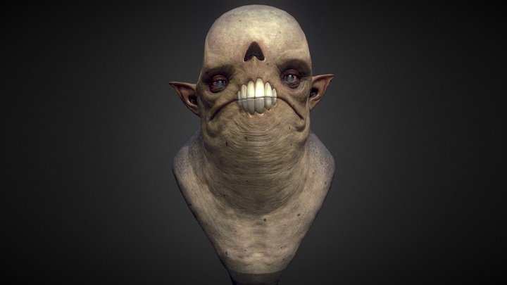 Alien Sculpt 3D Model