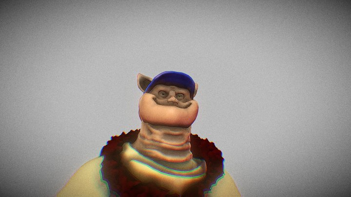 Pillar Chase 2 Uncle Samsonite (RIGGING) With Ri 3D Model