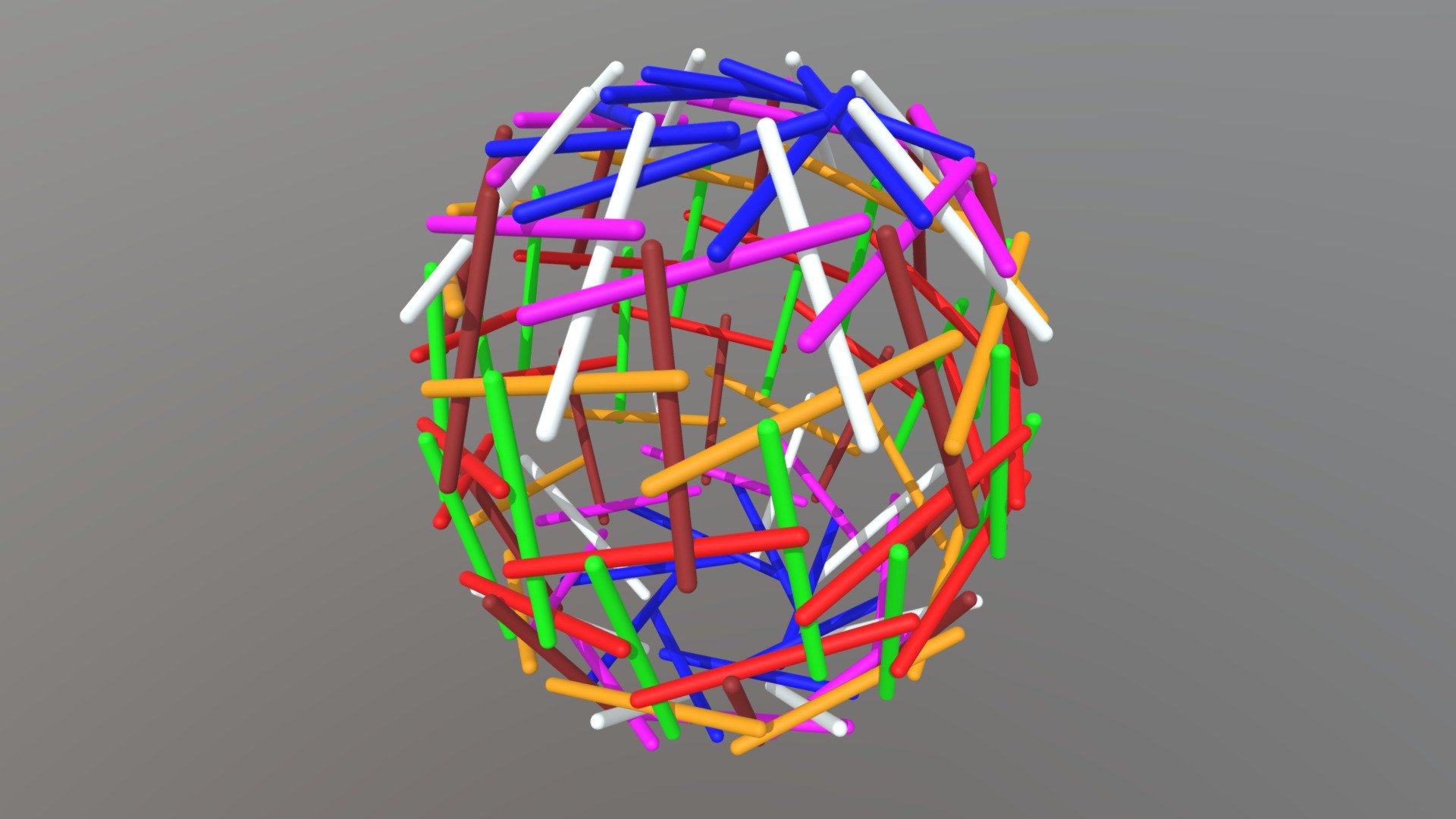 Nexorade of  Polar Zonohedron 8