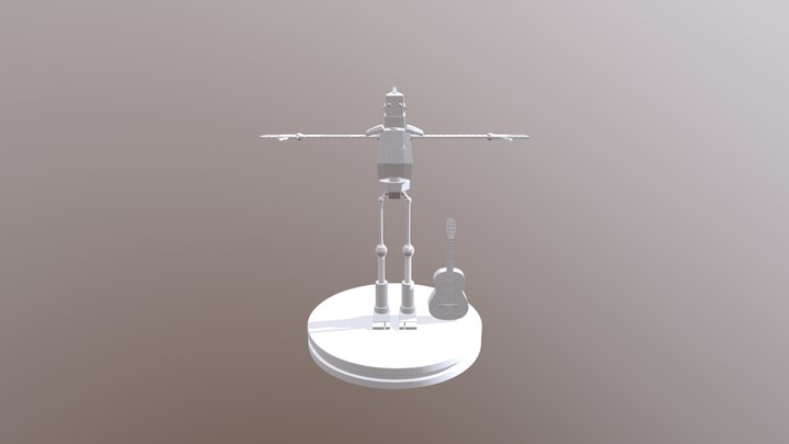 Bard Robot 3D Model