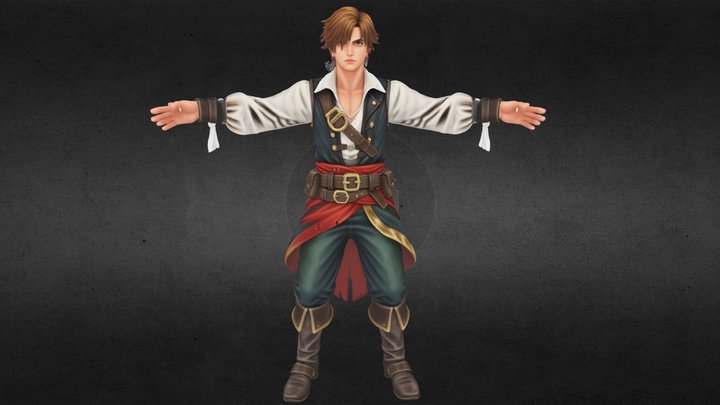 Main Protagonist 3D Model