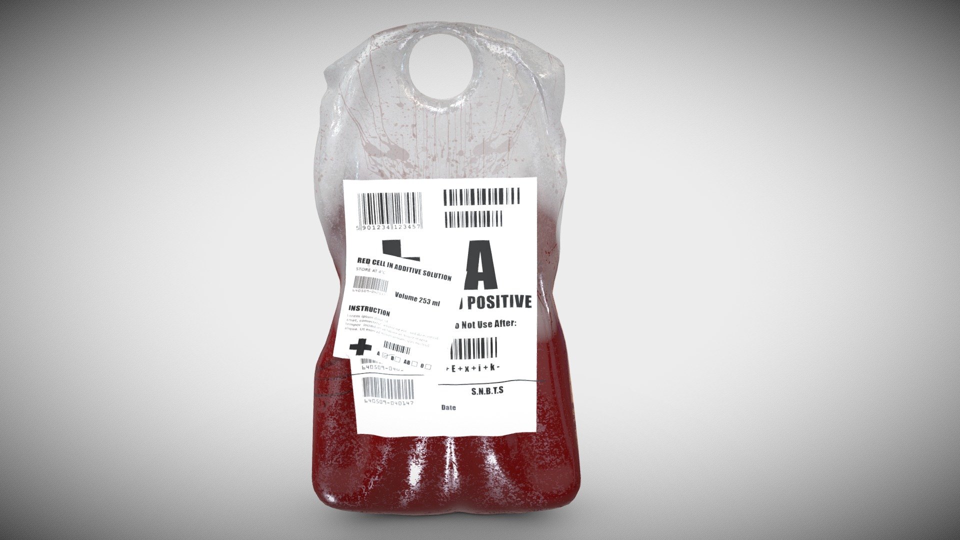 Blood bag v2 Download Free 3D model by Sousinho [ac9aa25] Sketchfab