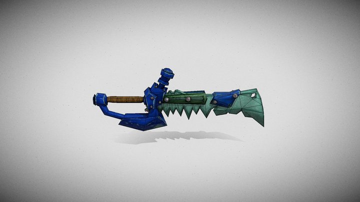 Warcraft Sword LOD 3D Model