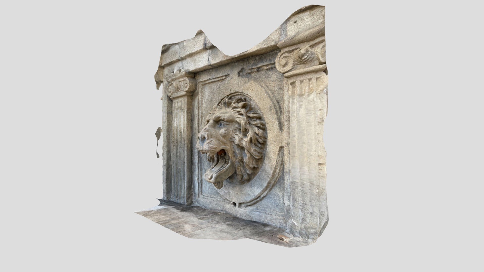 Fantaziya Hamam, lion head fountain statue