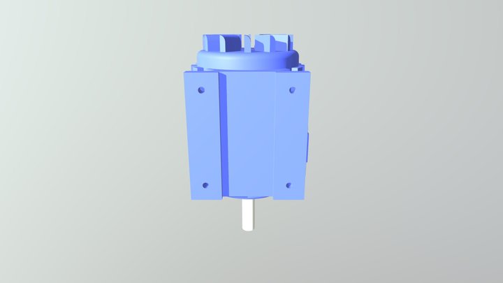 Motor Eléctrico  Para Ventilador 3D Model