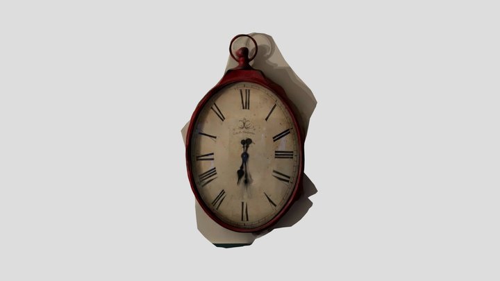 Wallclock 3D Model