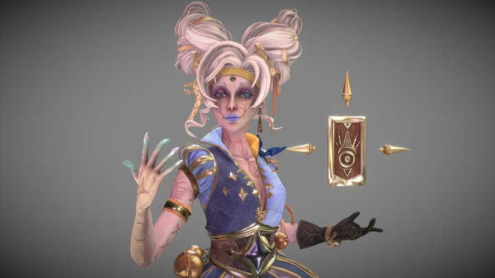 Circus Magus - The Apprentice 3D Model