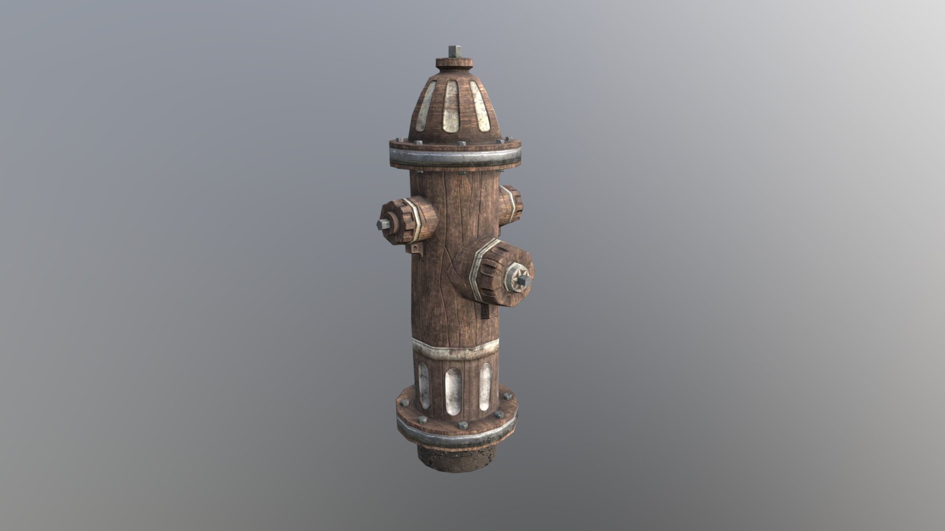 Wooden hydrant