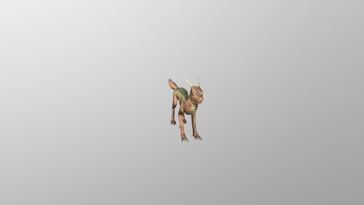 Drachehund 3D Model