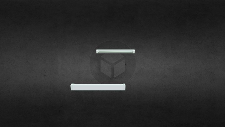 3D Tube Lights 3D Model