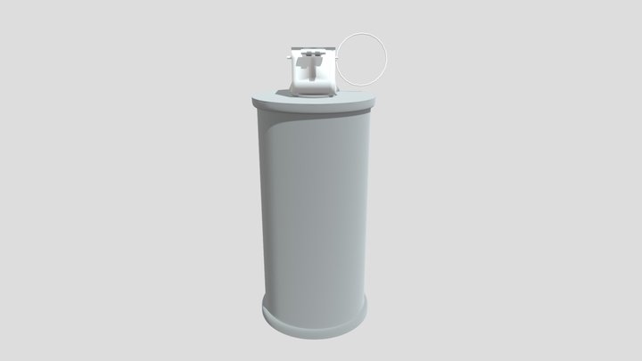 Gas Grenade 3D Model