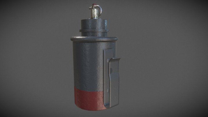 Union Hand Grenade 3D Model
