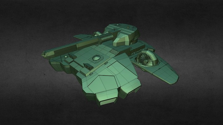 Tank (Vehicle) 3D Model