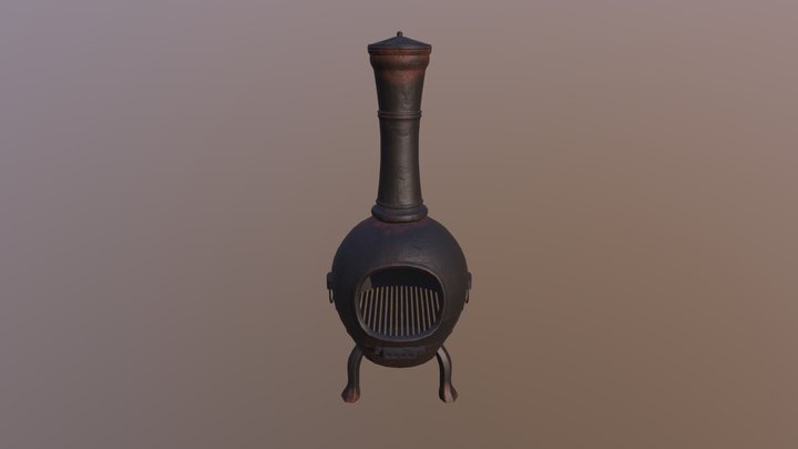 Classic gril 3D Model