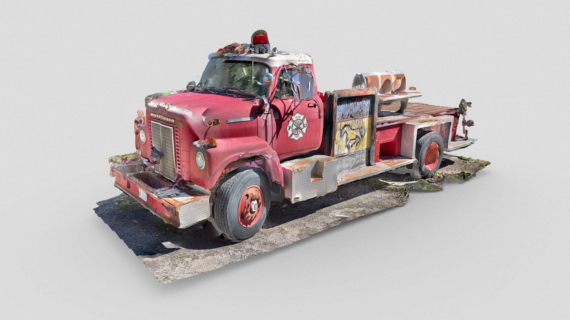 Day 60: Old fire truck - 1scanaday