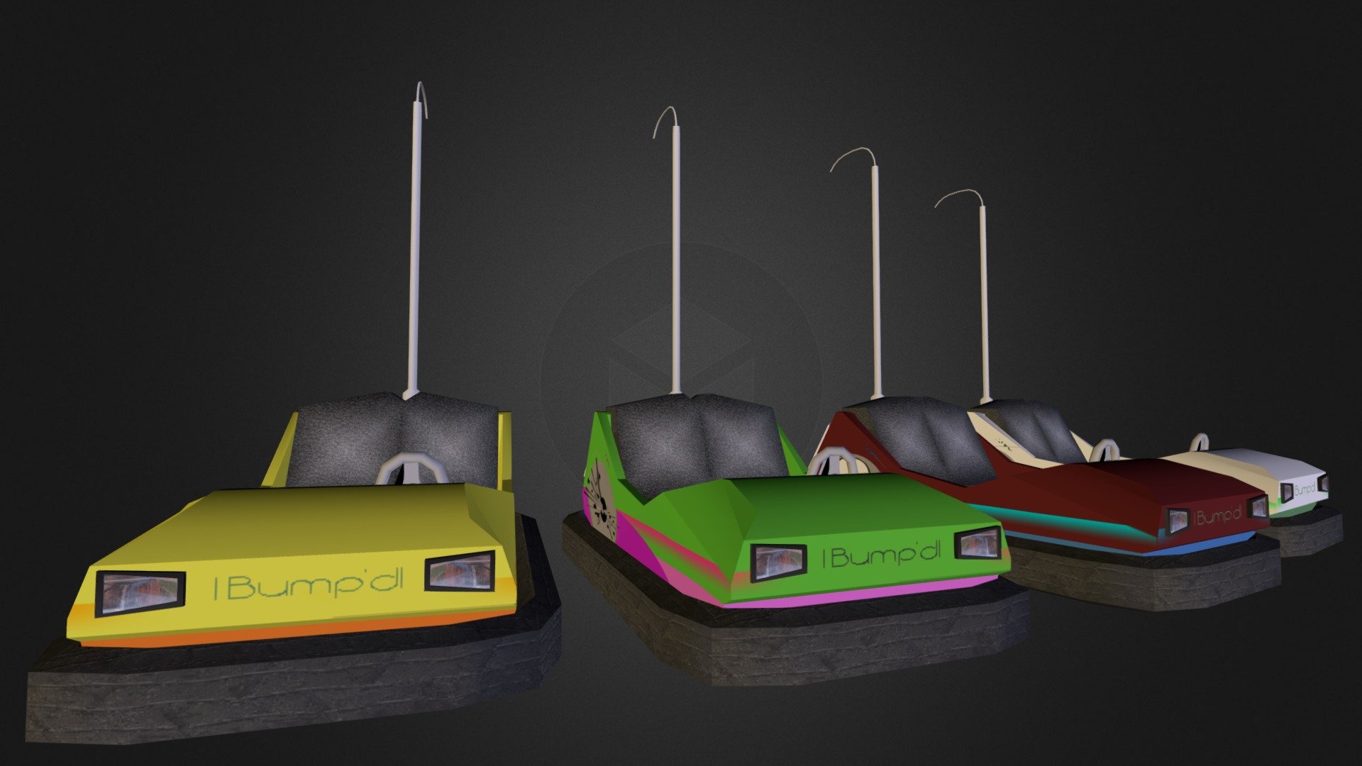 Extreme Bumpercars - 3D model by nils-schuitema [aca2382] - Sketchfab
