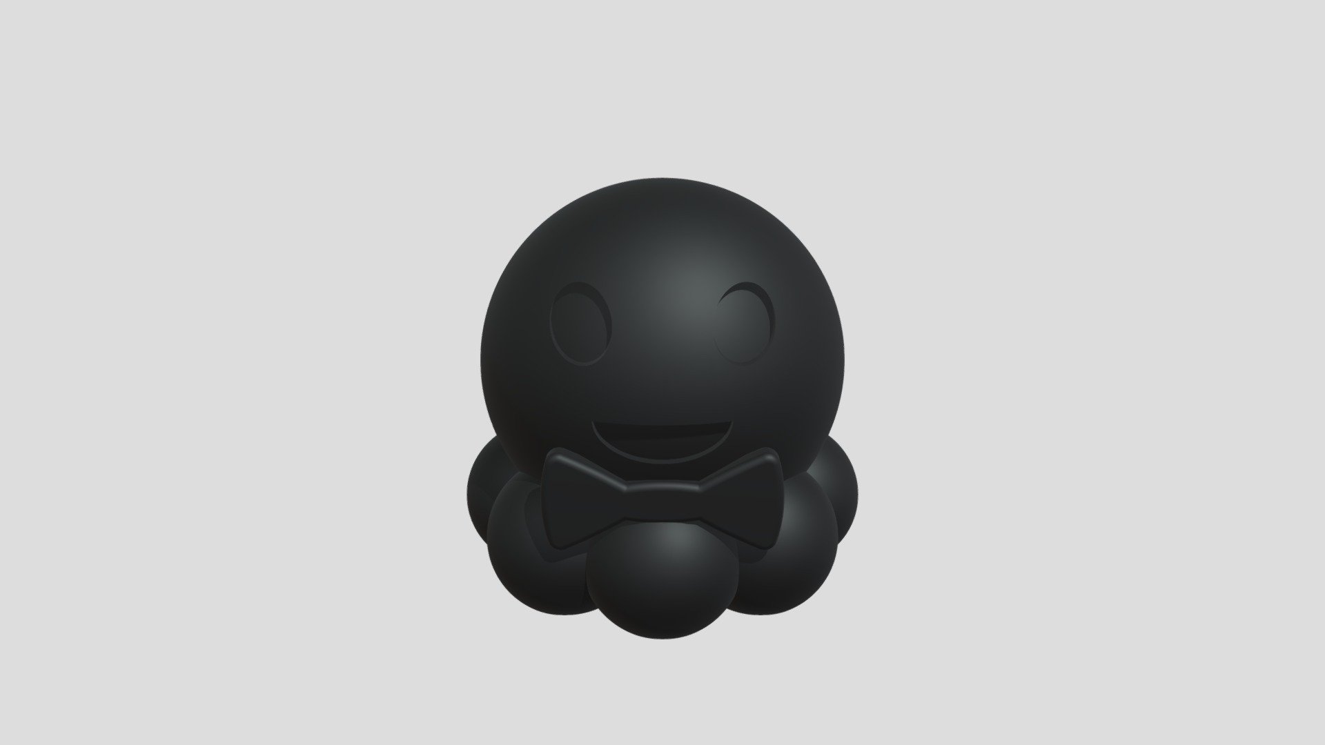 Cute Octopus W/ Bow Tie