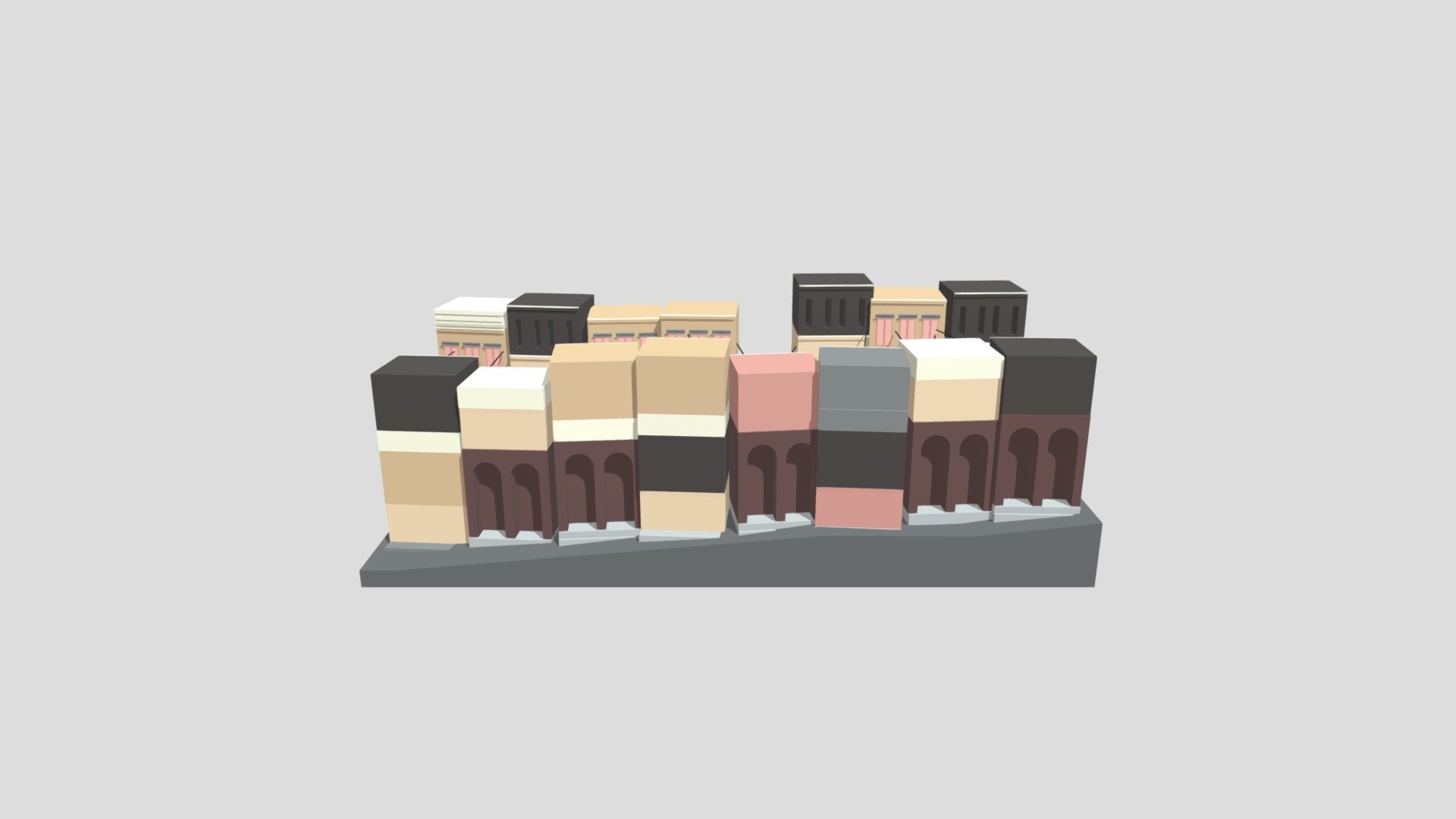 Street Diorama — Sketchfab embed 3D viewer
