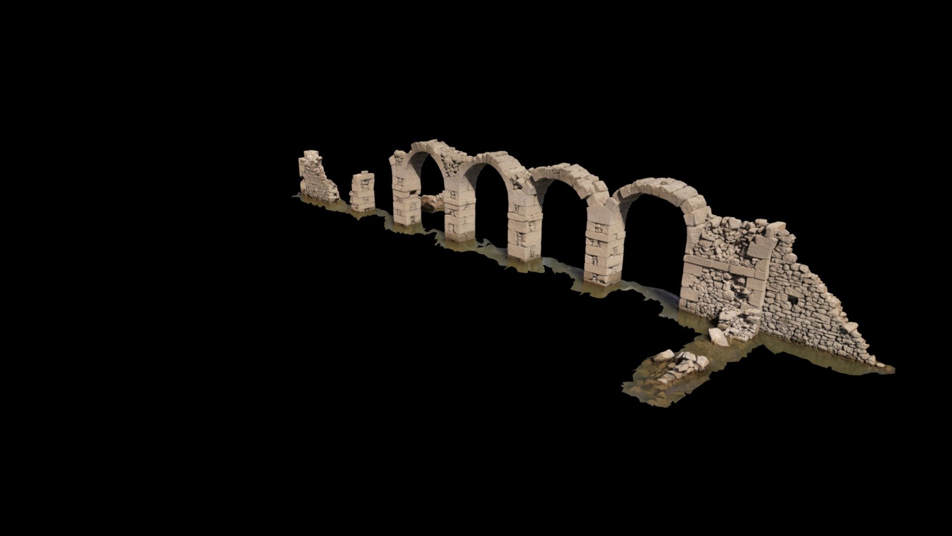 Ruinas herrería de La Muedra - Vinuesa (SO) — Sketchfab embed 3D viewer