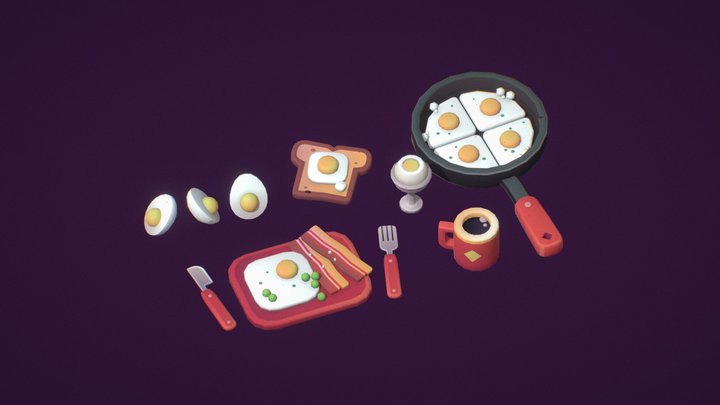 too few eggs 3D Model