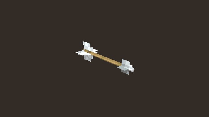 Minecraft Arrow 3D Model