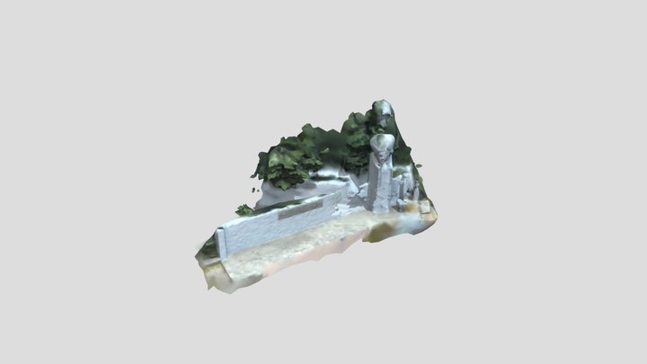 Модель памятник 3D Model