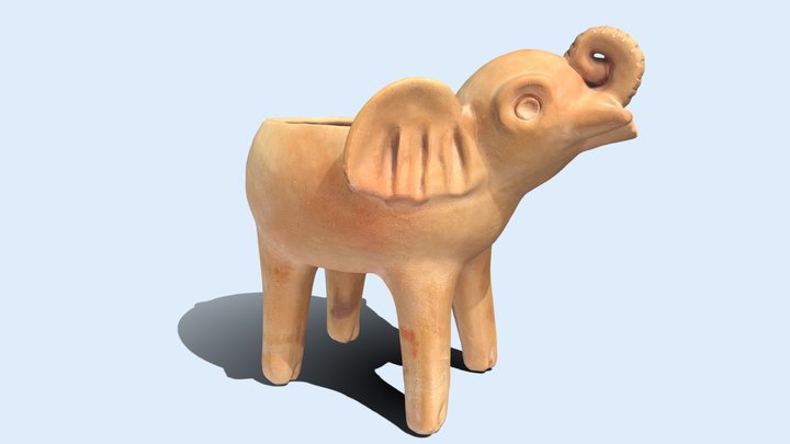 Elephant Planter 3D Model