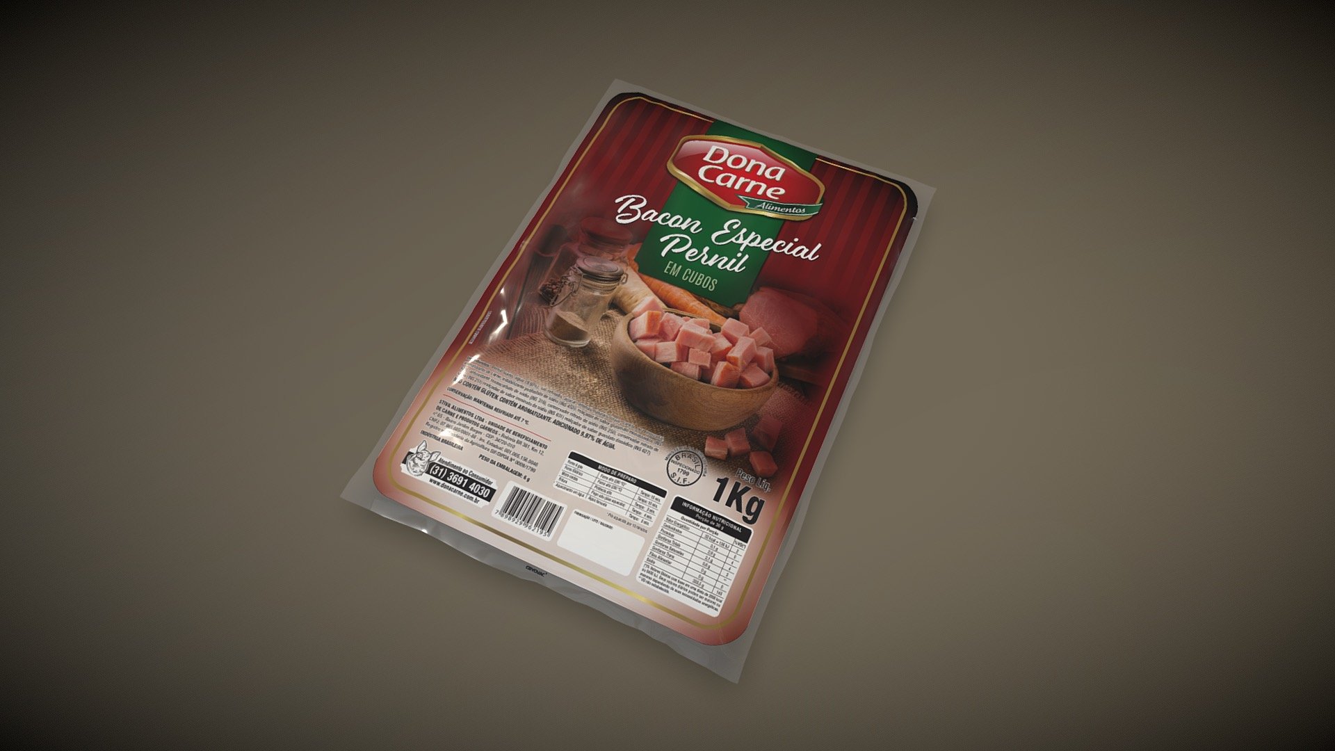 Bacon Cubos Dona Carne