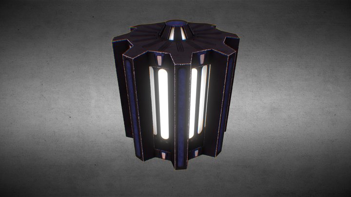 Sci Fi Storage 3D Model