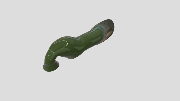 Leech Sucking Blood 3D Model