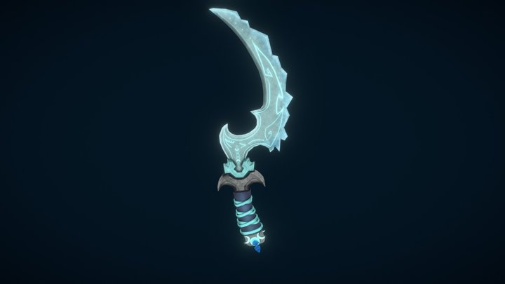 [School Project] Epic Sword - Lunar Blade 3D Model
