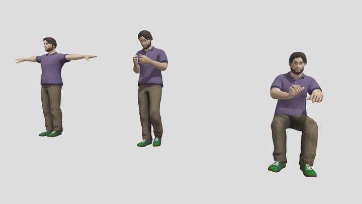 InternAtCern male,free,rigged – Modèle 3D gratuit STL